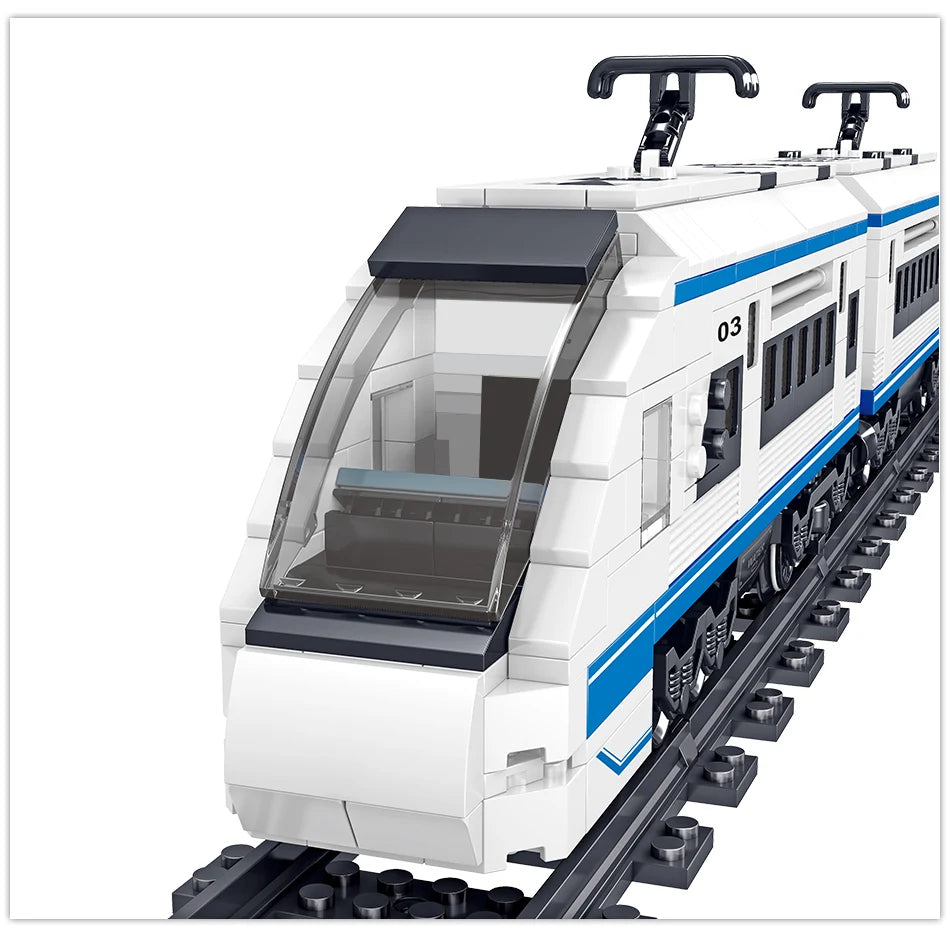 Elektrische Trein Bouwstenen met Afstandsbediening