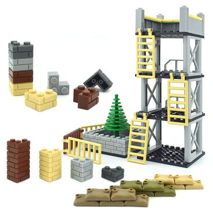 Kleine bouwstenen voor muren | Compatibel met Lego | Diverse maten