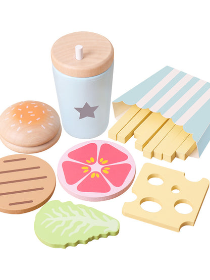 Houten Speelgoed Eten Snijset voor Kinderkeuken (3-6 jaar)