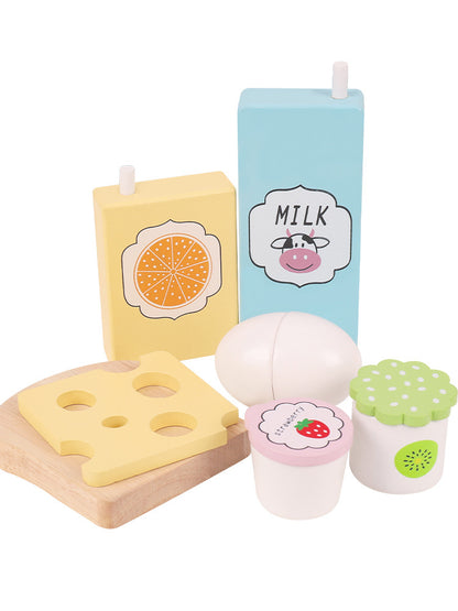 Houten Speelgoed Eten Snijset voor Kinderkeuken (3-6 jaar)