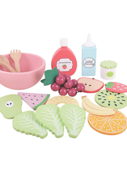 Houten Speelgoed Eten Snijset voor Kinderkeuken (3-6 jaar)