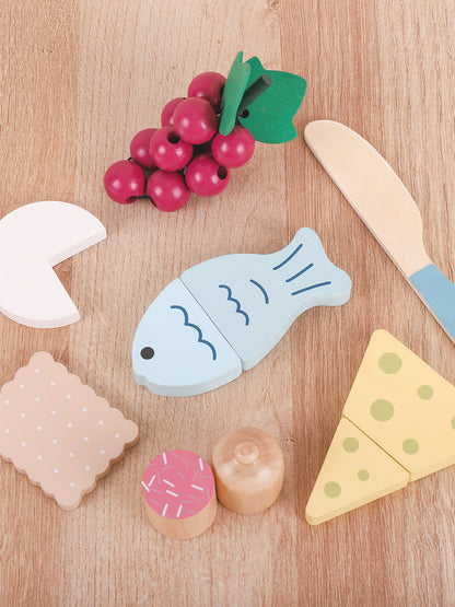 Houten Speelgoed Eten Snijset voor Kinderkeuken (3-6 jaar)