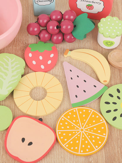 Houten Speelgoed Eten Snijset voor Kinderkeuken (3-6 jaar)
