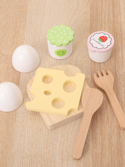 Houten Speelgoed Eten Snijset voor Kinderkeuken (3-6 jaar)