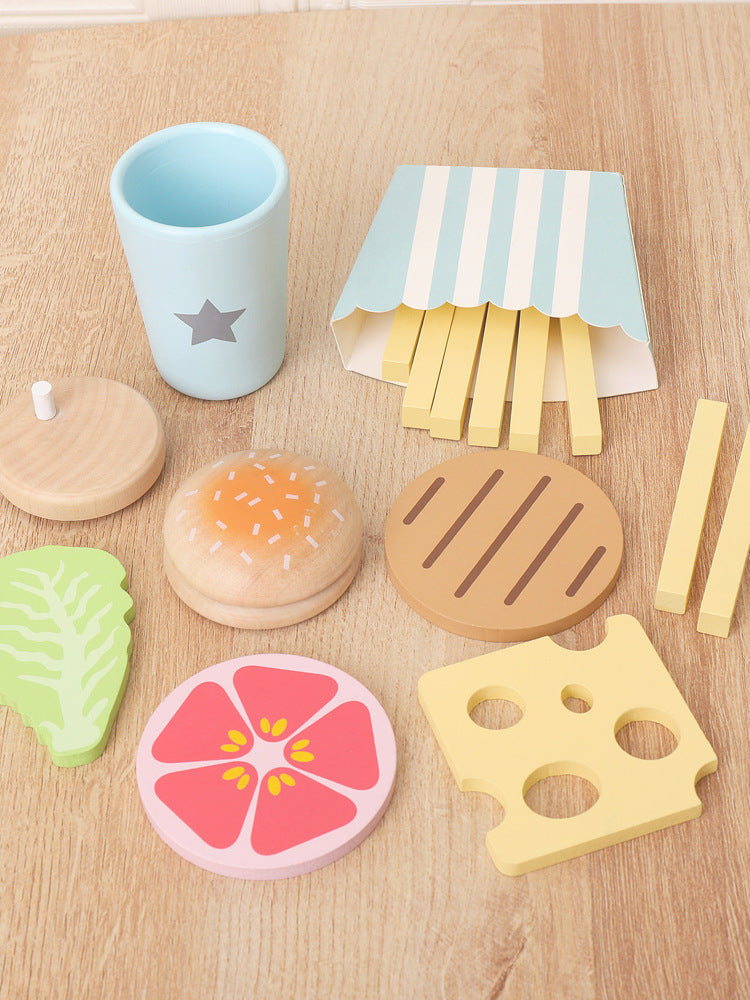 Houten Speelgoed Eten Snijset voor Kinderkeuken (3-6 jaar)