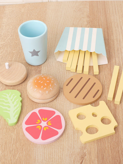 Houten Speelgoed Eten Snijset voor Kinderkeuken (3-6 jaar)