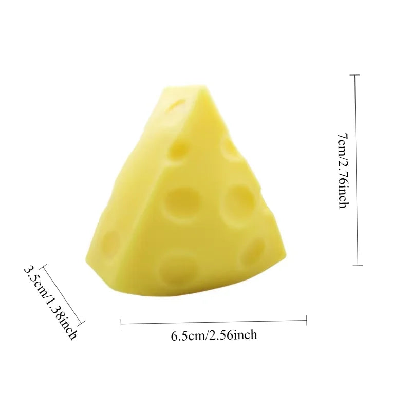 Kaasvormig Squishy Speeltje voor Ontspanning