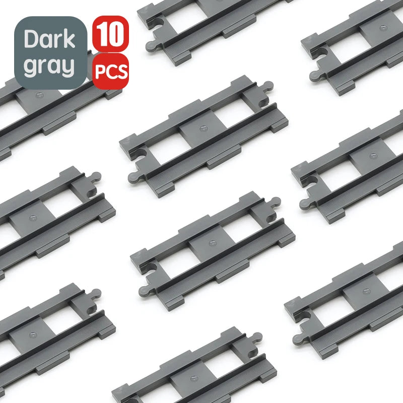 Treinrails set voor grote bouwstenen – Compatibel met Duplo®