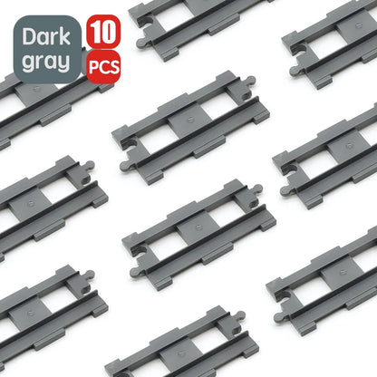 Treinrails set voor grote bouwstenen – Compatibel met Duplo®