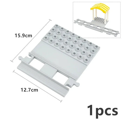 Trein rails onderdelen set – Compatibel met Duplo®
