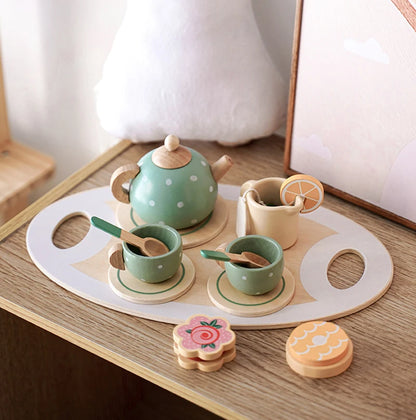 Houten Speelgoed Theeset voor Kinderen