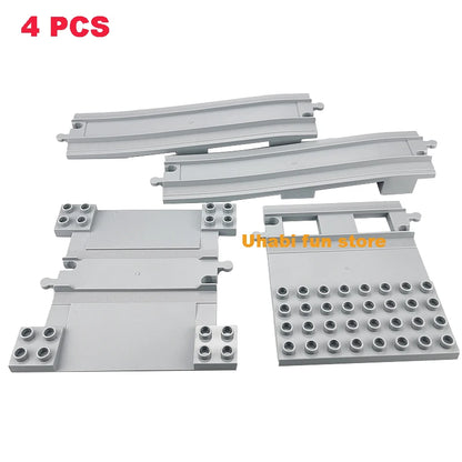 Bouwblokken Treinbaan Set – Duplo Compatibel