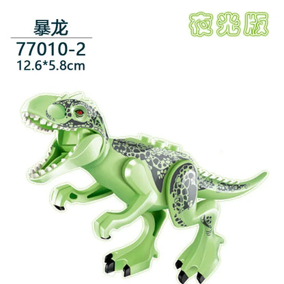 Dinosaurus Bouwblokken Set - T-Rex en Velociraptor