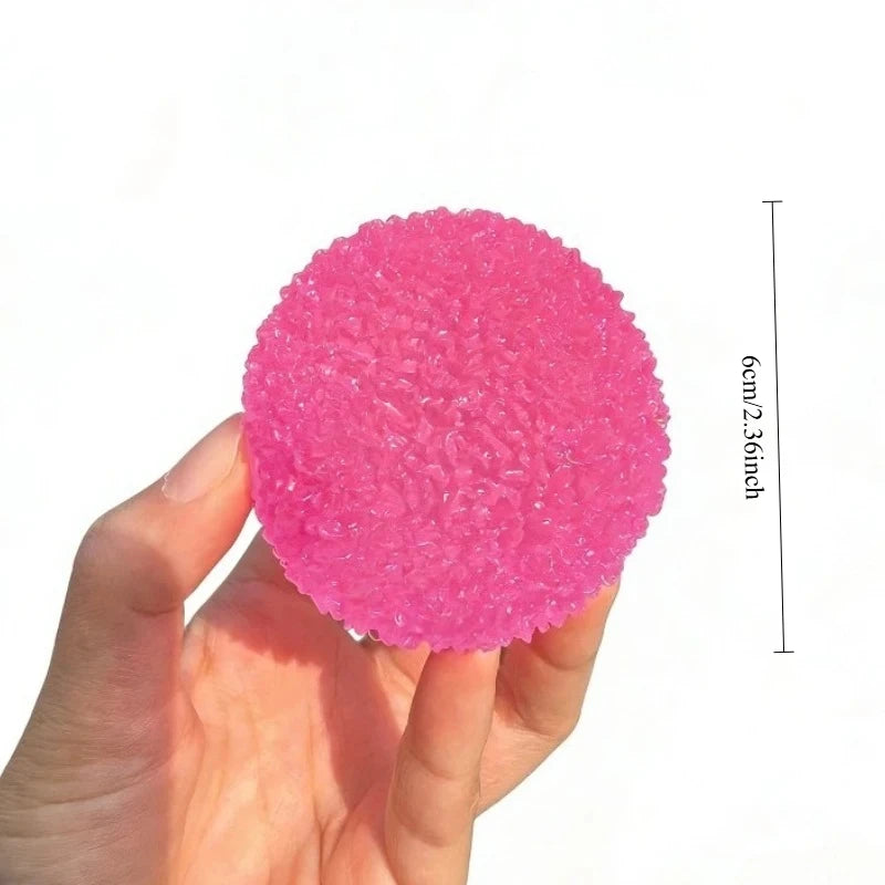 Roze Maltose Squishy Ice Ball Fidget Speelgoed voor Handoefening