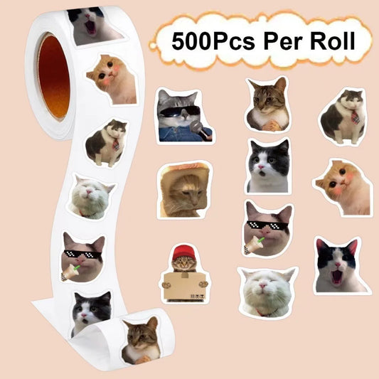 500 Leuke Katten Stickers voor Notitieboeken & Decoratie