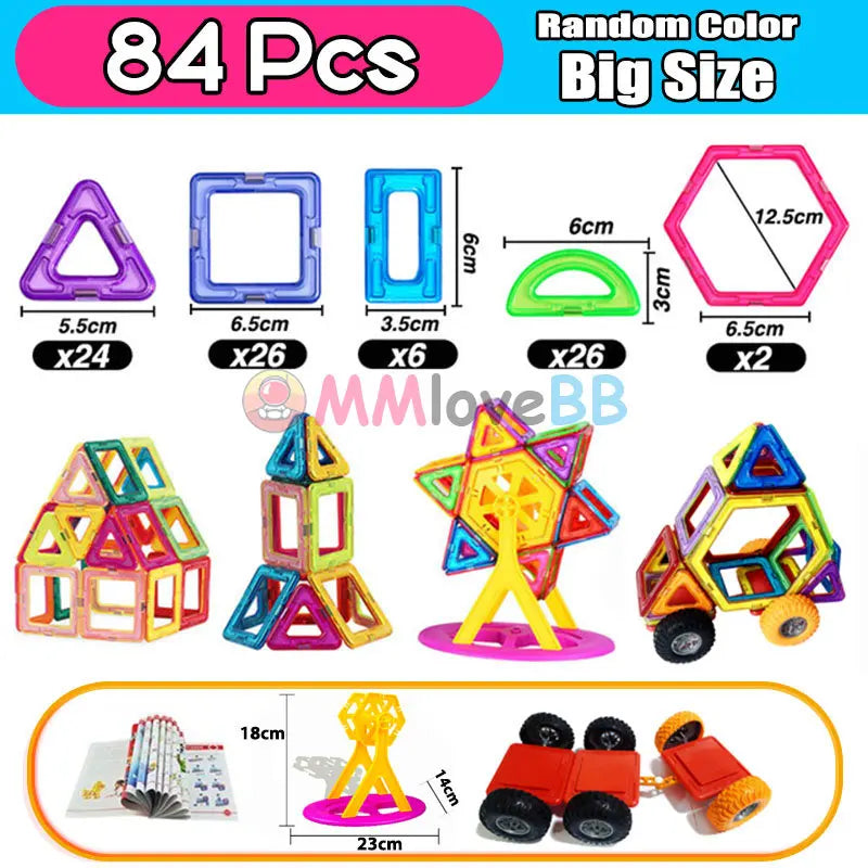 Magnetische bouwblokken set voor creatief bouwen