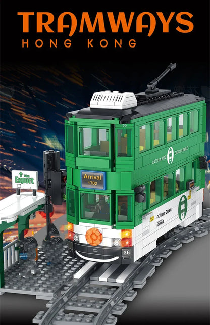 Bouwstenen Set Metro Trein | Compatibel met Lego