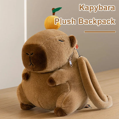 Pluche Capybara Rugzak Schoudertas voor Kinderen