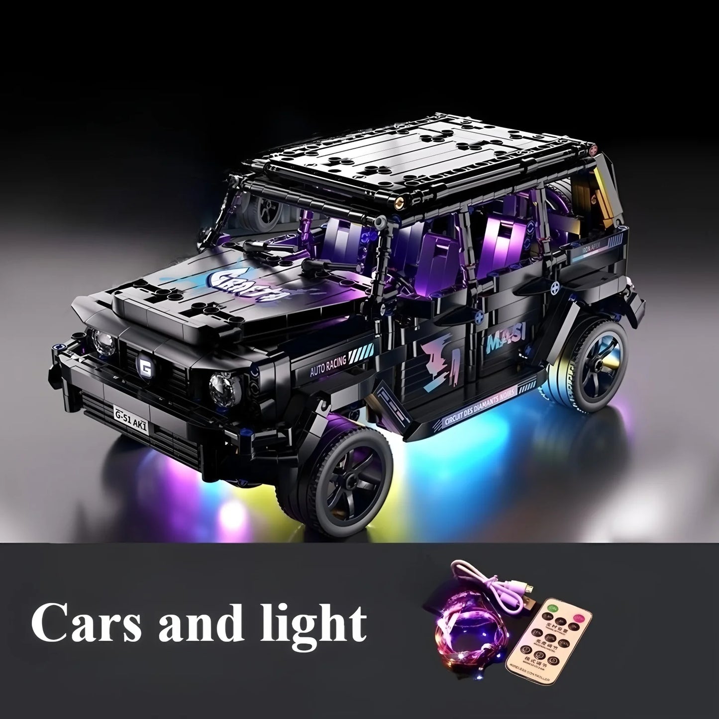 Bouwblokken RC Sportwagen - Lego Compatibel (14+)
