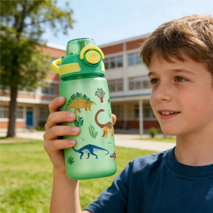Smaak Waterfles voor Kinderen - 650 ml Tritan met 5 Smaakringen