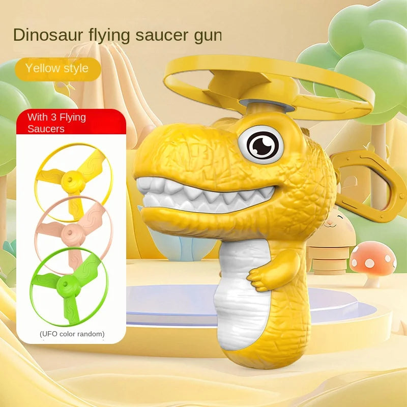 Vliegende Schijf Lanceerder met Dinosaurus Thema