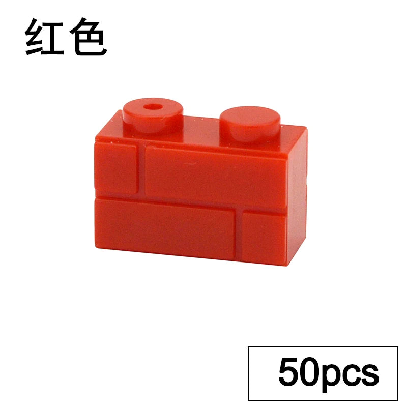 Kleine bouwstenen voor muren | Compatibel met Lego | Diverse maten