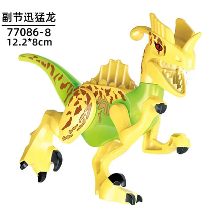 Dinosaurus Bouwblokken Set - T-Rex en Velociraptor
