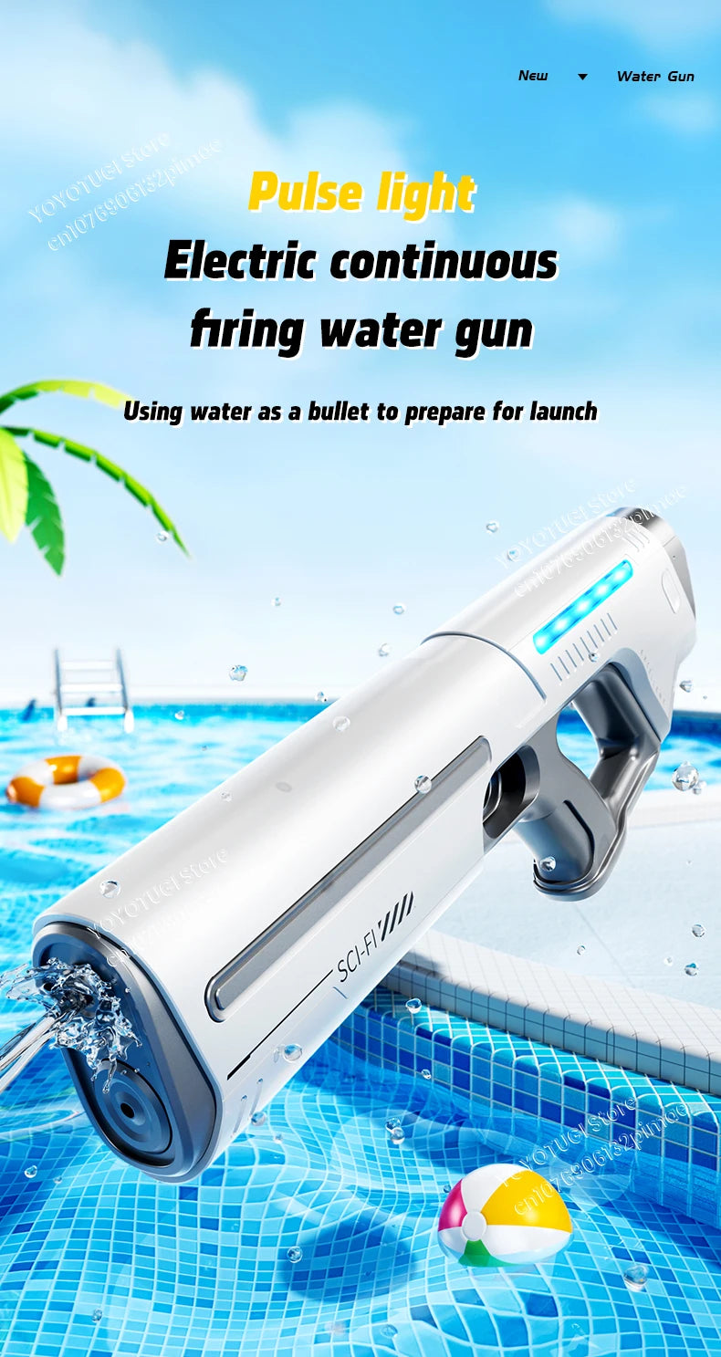 Elektrisch Waterpistool met Grote Capaciteit voor Kinderen