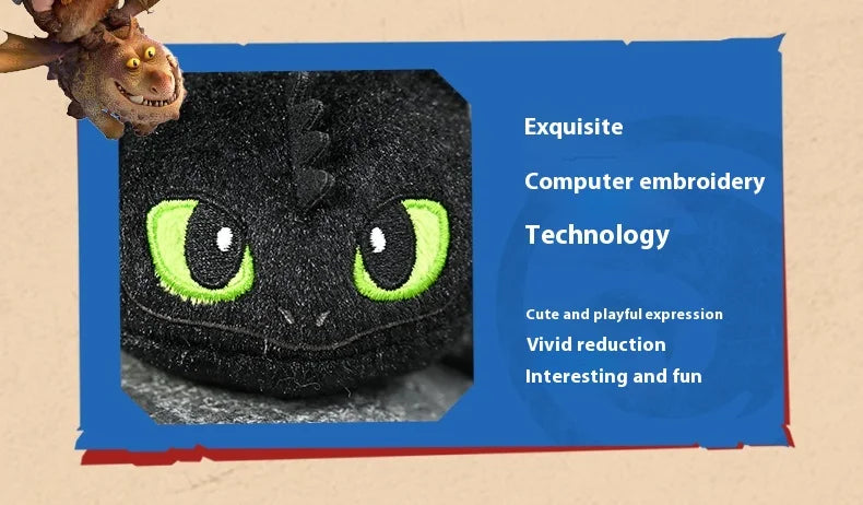 How To Train Your Dragon Tandloos Pluche Figuur met Magneet