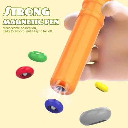 Montessori Magnetisch Doolhof Bord met Pen voor Kleur- en Nummerherkenning