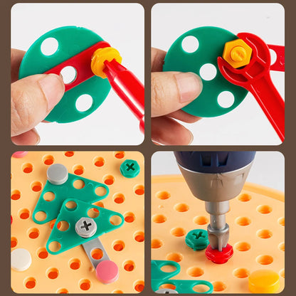 Speelgoed Gereedschapskist met Boormachine en Puzzel