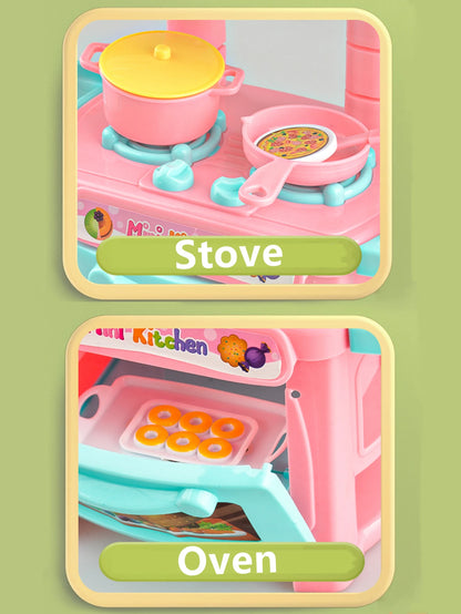 Speelkeuken Set voor Kinderen | Met Oven, Spoelbak en Speeleten