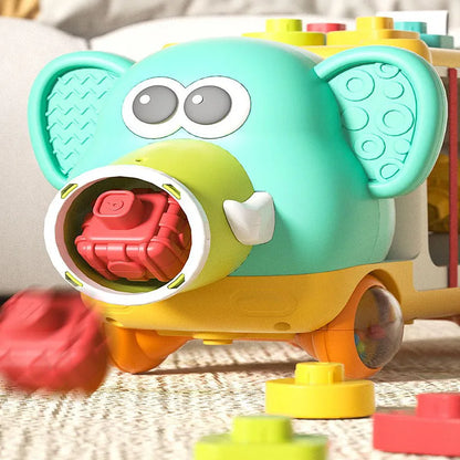 7-in-1 Educatief Speelgoed met Vormenstoof en Stapelblokken voor Baby’s