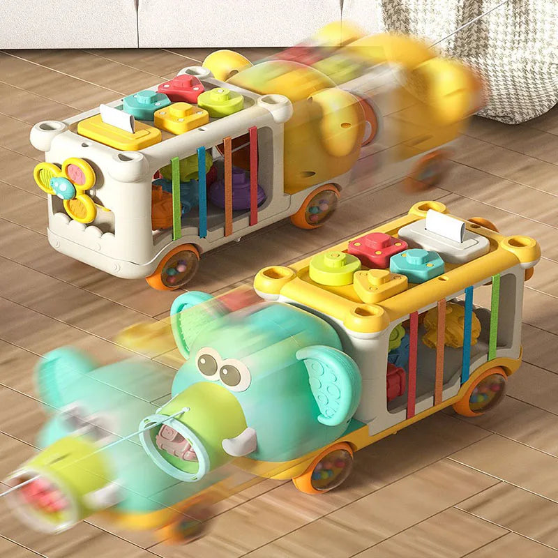 7-in-1 Educatief Speelgoed met Vormenstoof en Stapelblokken voor Baby’s