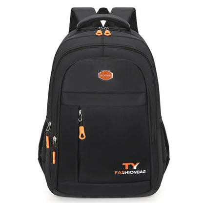 Ruime Unisex Nylon Rugzak voor Studenten en Reizen
