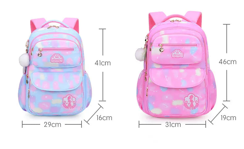 Roze Schooltas Rugzak voor Meisjes en Tieners