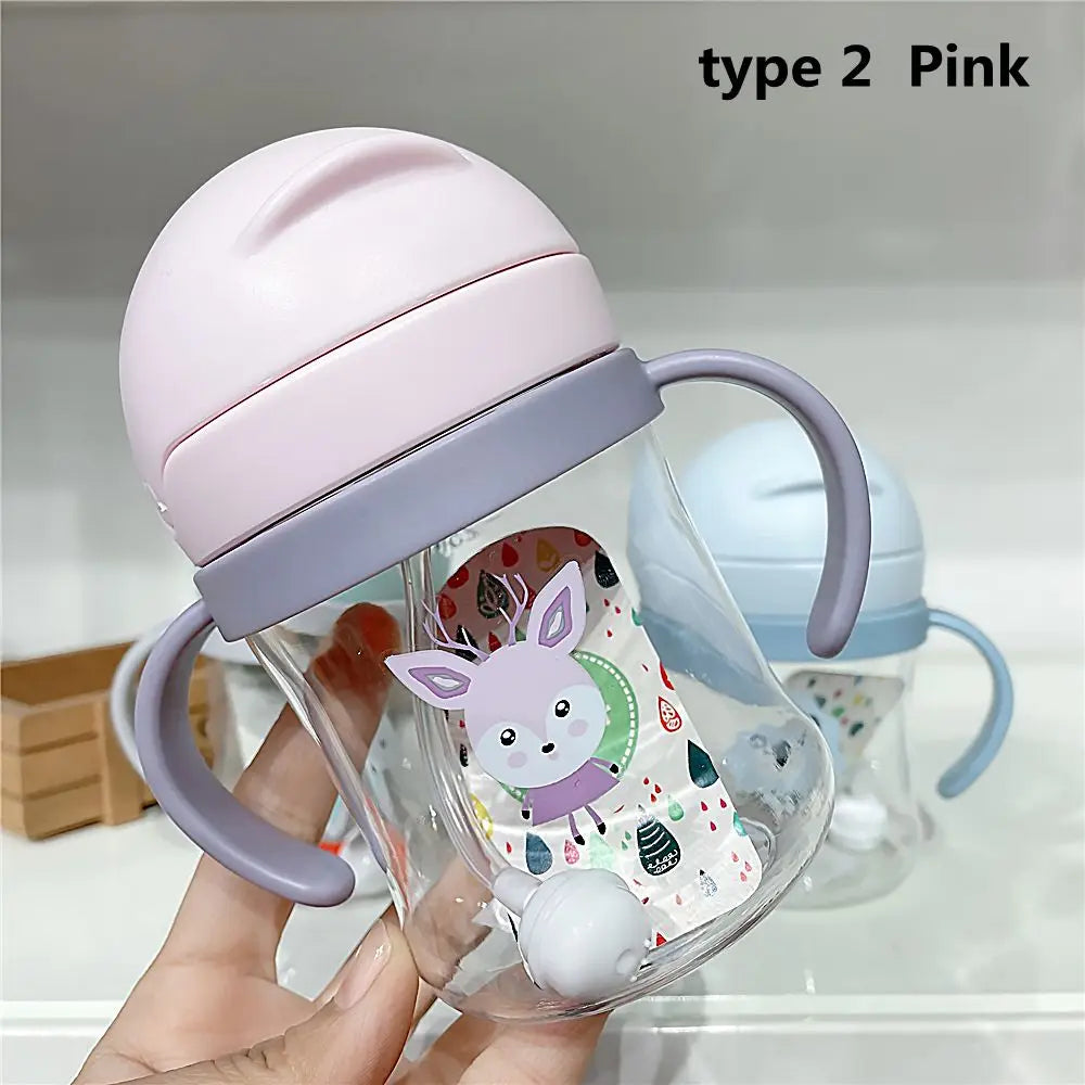 Drinkfles met Rietje en Handvat 250ml – Vanaf 6 Maanden