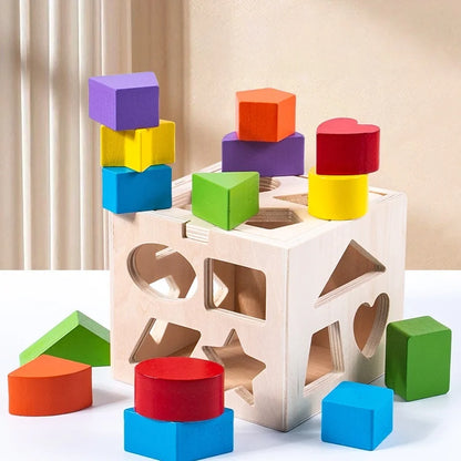 6-in-1 Houten Montessori Speelbox