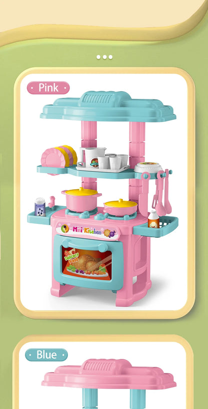 Speelkeuken Set voor Kinderen | Met Oven, Spoelbak en Speeleten