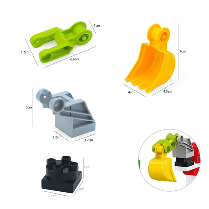 Treinbaan set met rails – Compatibel met Duplo®