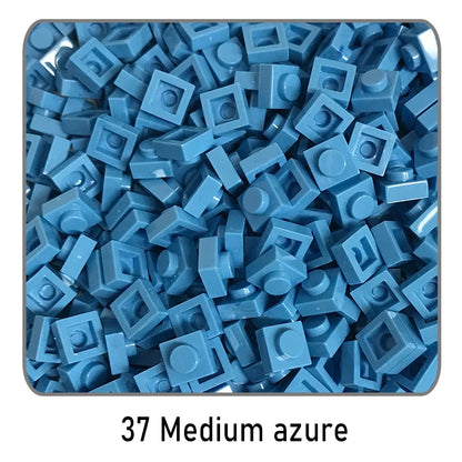 100 stuks 1x1 bouwstenen | Compatibel met Lego