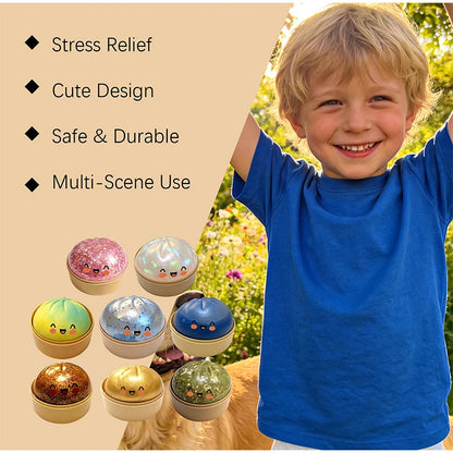 Kneedbare Stressbal Dumpling Vorm