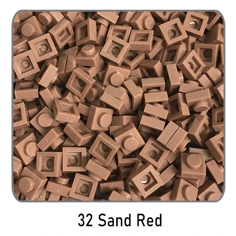100 stuks 1x1 bouwstenen | Compatibel met Lego