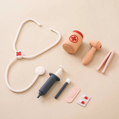Siliconen Dokters Speelset met Stethoscoop voor Kinderen