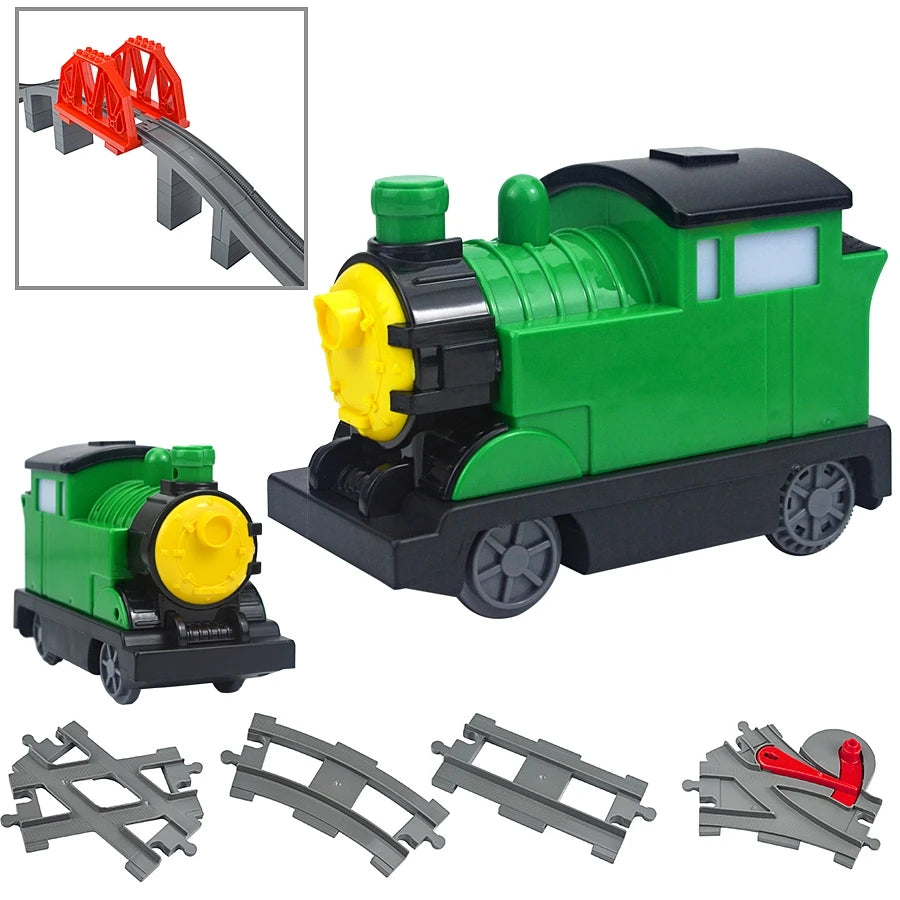 Trein rails onderdelen set – Compatibel met Duplo®