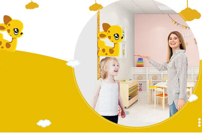Zelfklevende 3D Meetlat Wandsticker voor Kinderen