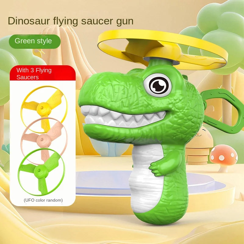 Vliegende Schijf Lanceerder met Dinosaurus Thema