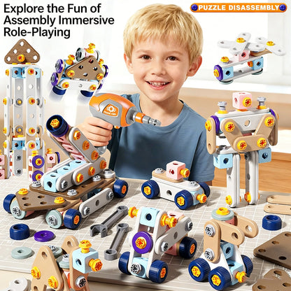 Kinder Gereedschapsset met Bouwonderdelen