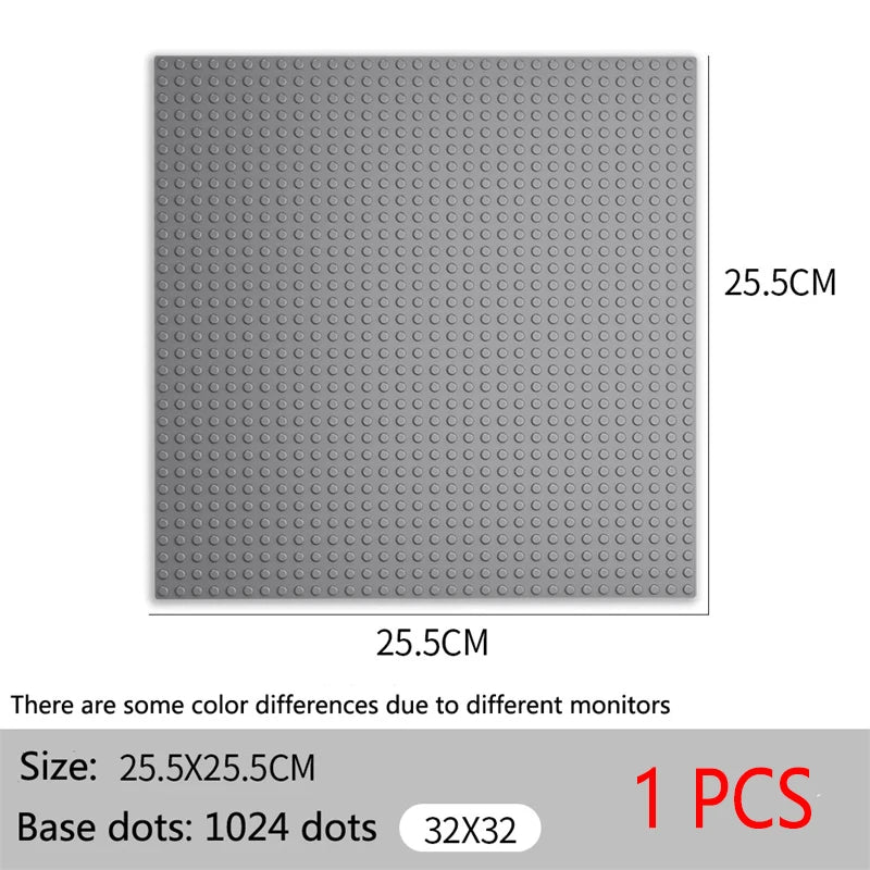 Bouwplaat 32x32 studs voor bouwblokjes – Compatibel met Lego
