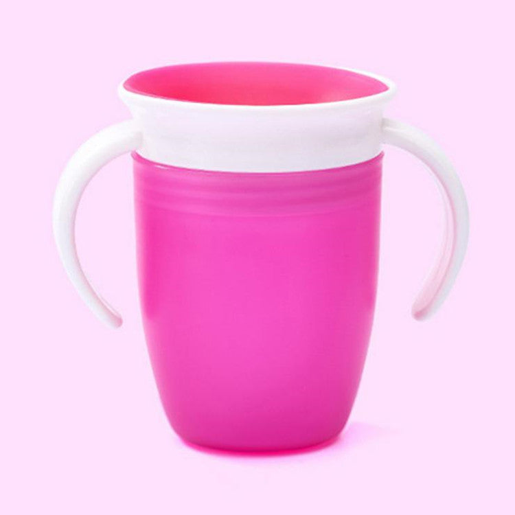 Lekvrije Draaibare Baby Drinkbeker met Handvatten en Draaideksel 1-2 Jaar